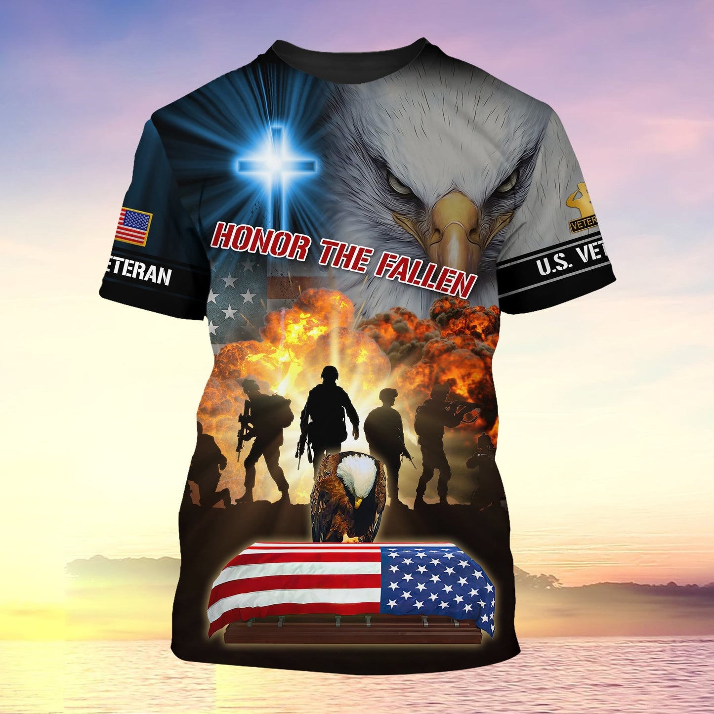 Frenzidea Premium Honor The Fallen Polo Shirt