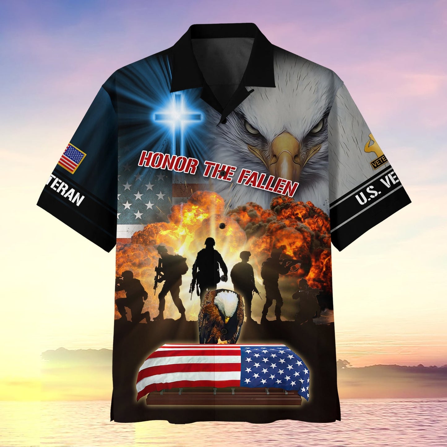 Frenzidea Premium Honor The Fallen Polo Shirt