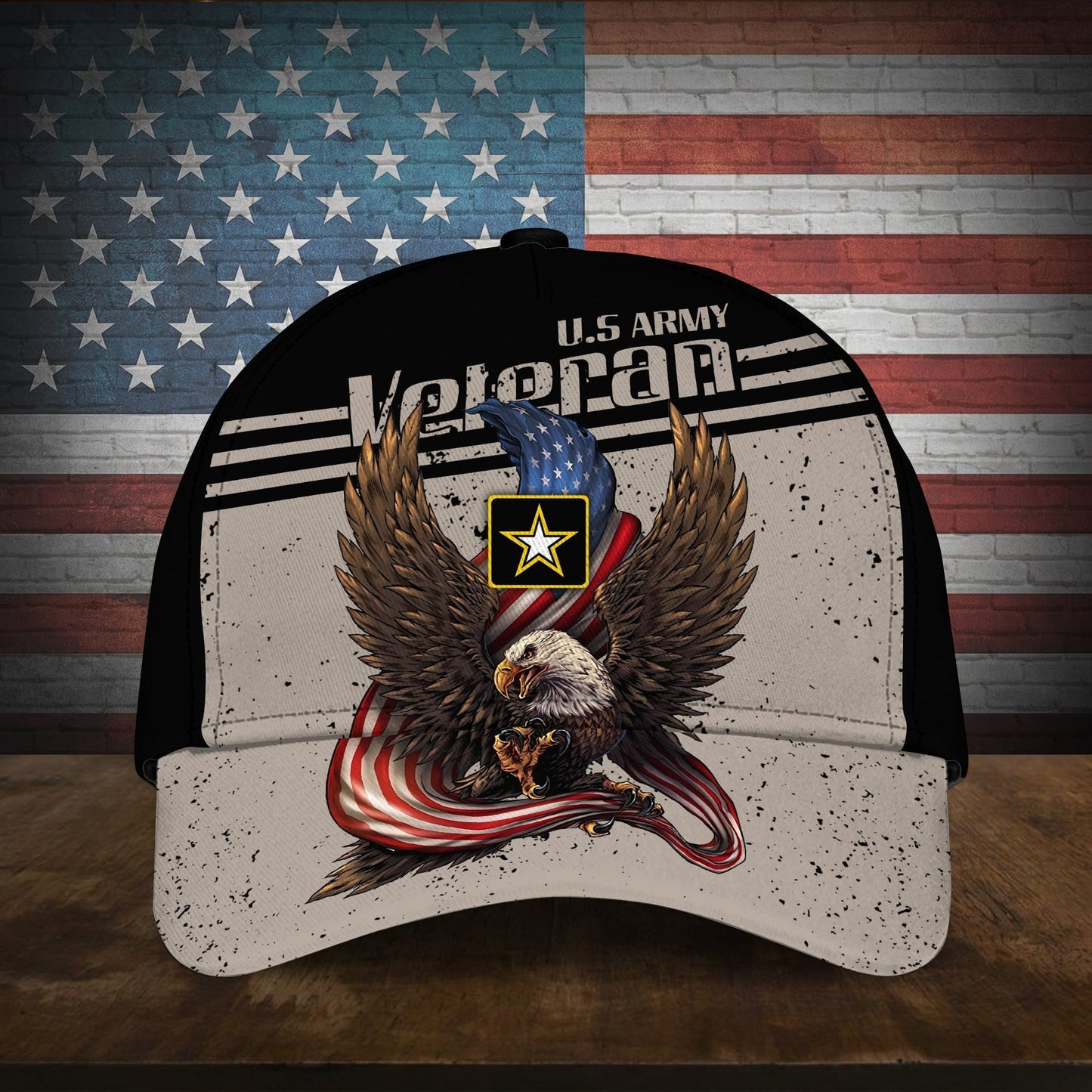 BlueJose American Cool Eagle Multiservice U.S Veteran Cap MH110701
