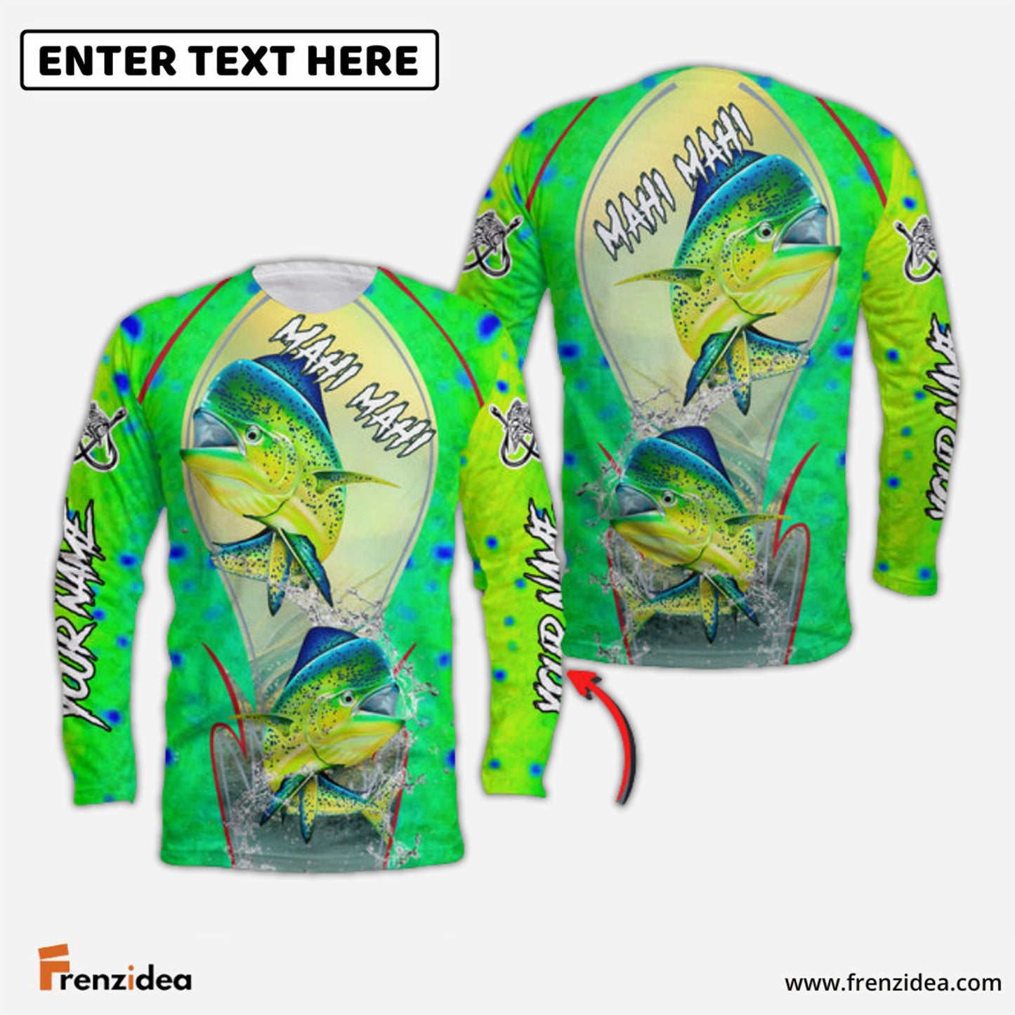 Frenzidea Fishing Mahi Mahi Skin R Customize Name 3D Shirts