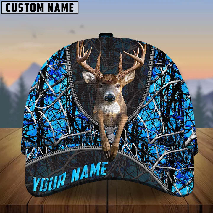 Frenzidea Deer And Zipper Collab Artist Multicolor Personalized Cap