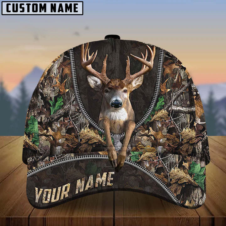 Frenzidea Deer And Zipper Collab Artist Multicolor Personalized Cap