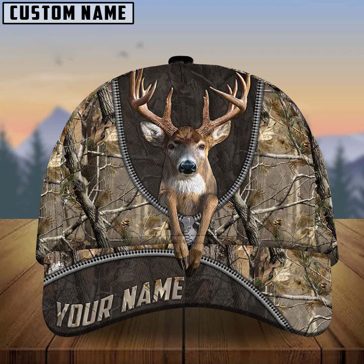 Frenzidea Deer And Zipper Collab Artist Multicolor Personalized Cap
