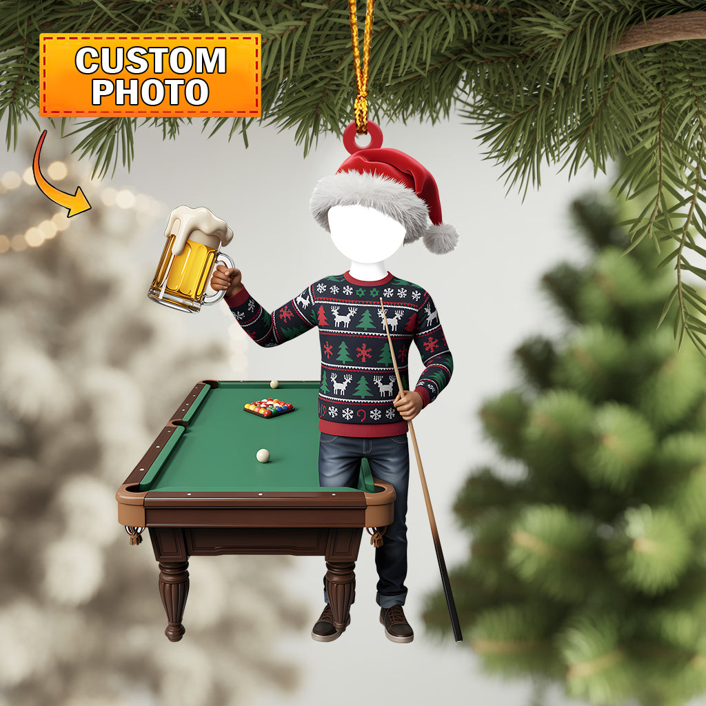 Frenzidea Custom Billiard & Beer Ornament