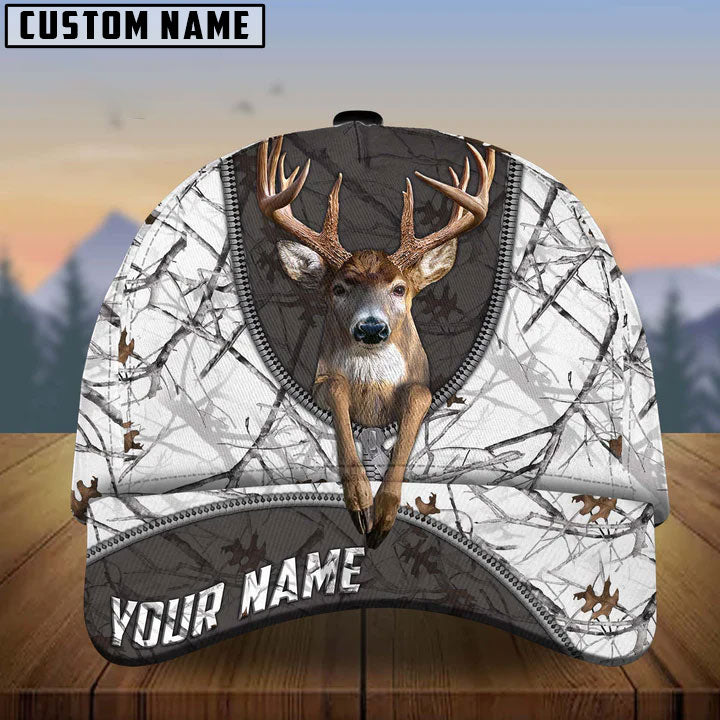 Frenzidea Deer And Zipper Collab Artist Multicolor Personalized Cap