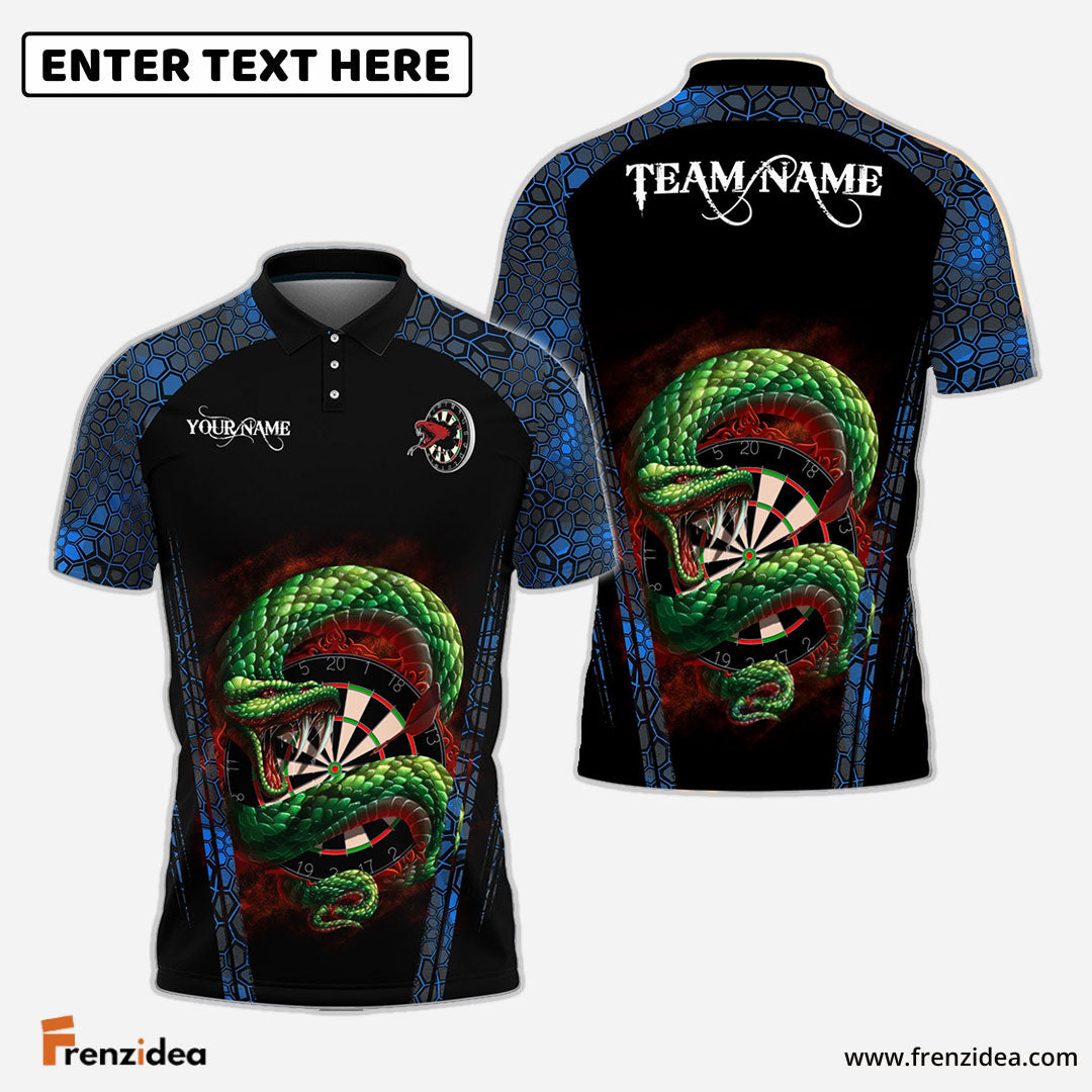 frenzidea Darts Snake Personalized Name, Team Name 3D Shirt (4 Colors)