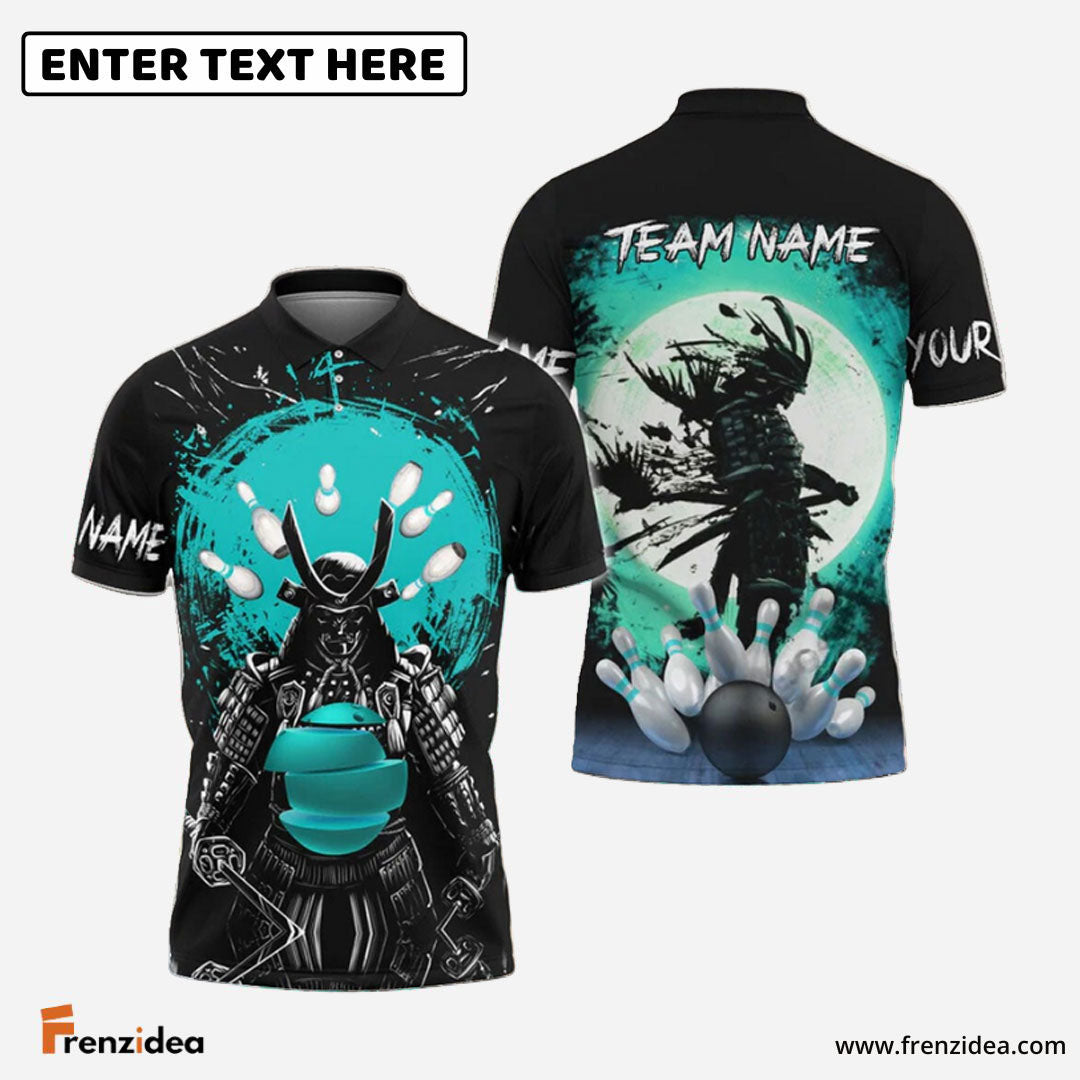 Frenzidea Bowling And Pins Samurai Showdown Customized Name 3D Shirt (4 Colors)