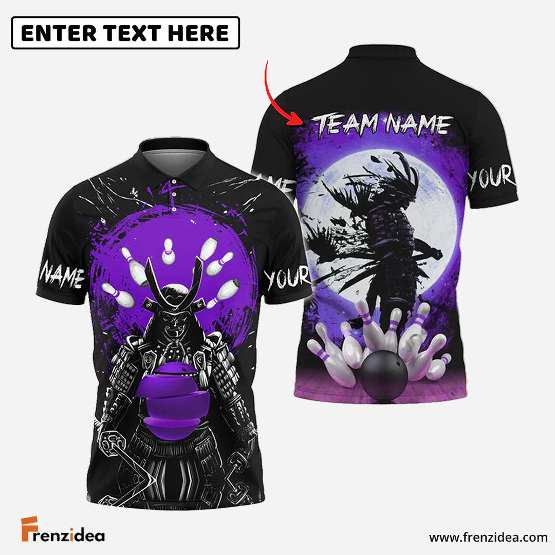 Frenzidea Bowling And Pins Samurai Showdown Customized Name 3D Shirt (4 Colors)