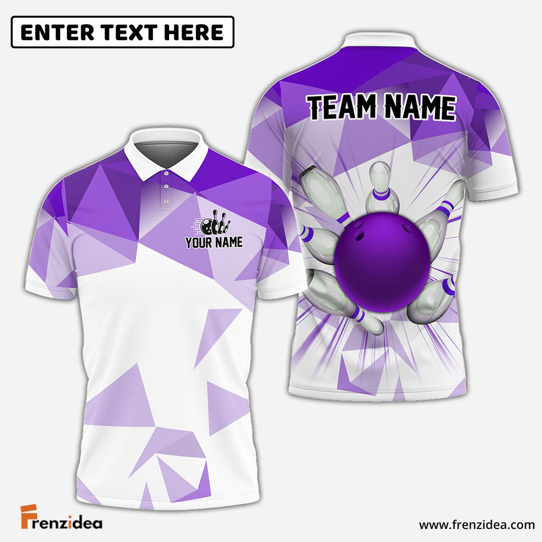 Frenzidea Bowling And Pins Move Out Da Way Customized Name 3D Shirt (4 Colors)