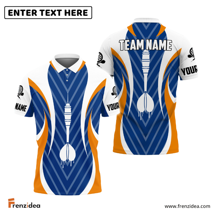 frenzidea Dart Paint Drop Personalized Name 3D Shirt