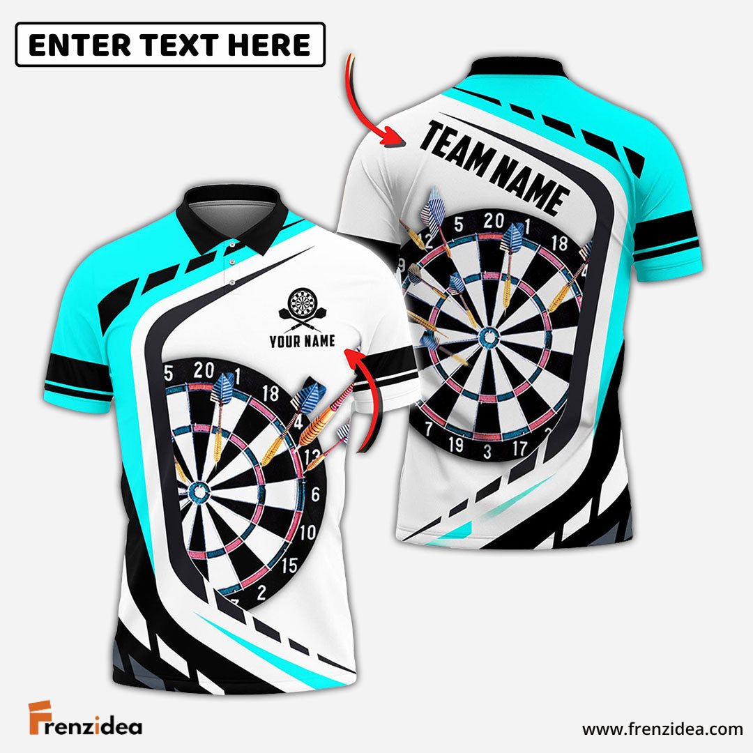 Frenzidea Dart Board Personalized Name, Team Name 3D Shirt (4 Colors)