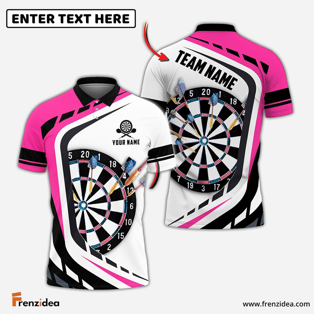 Frenzidea Dart Board Personalized Name, Team Name 3D Shirt (4 Colors)
