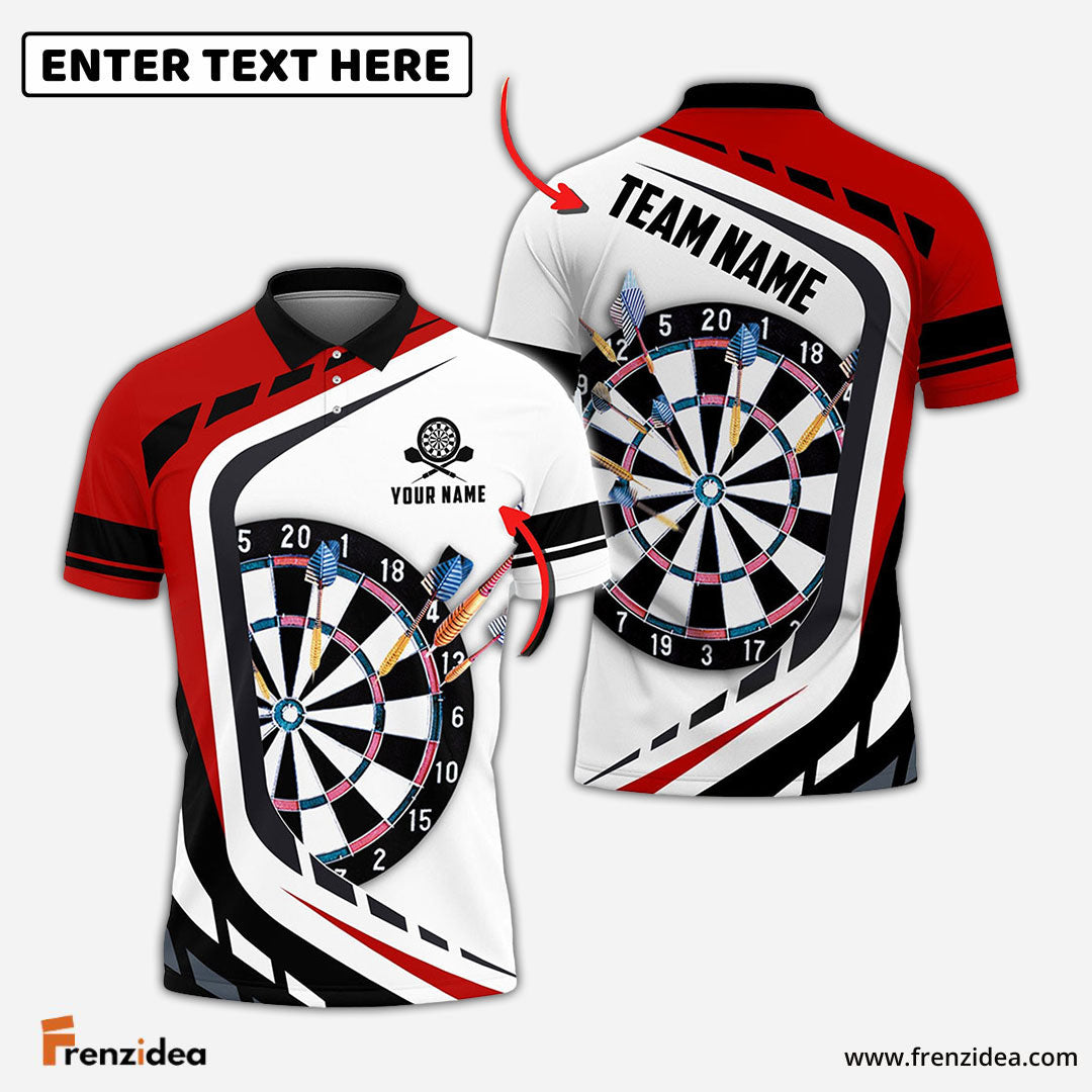 Frenzidea Dart Board Personalized Name, Team Name 3D Shirt (4 Colors)