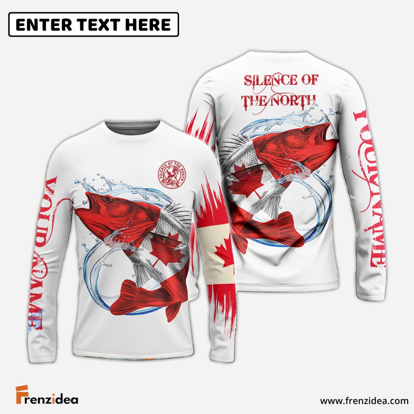 Frenzidea Fishing Silence of the North Custom 3D Shirts