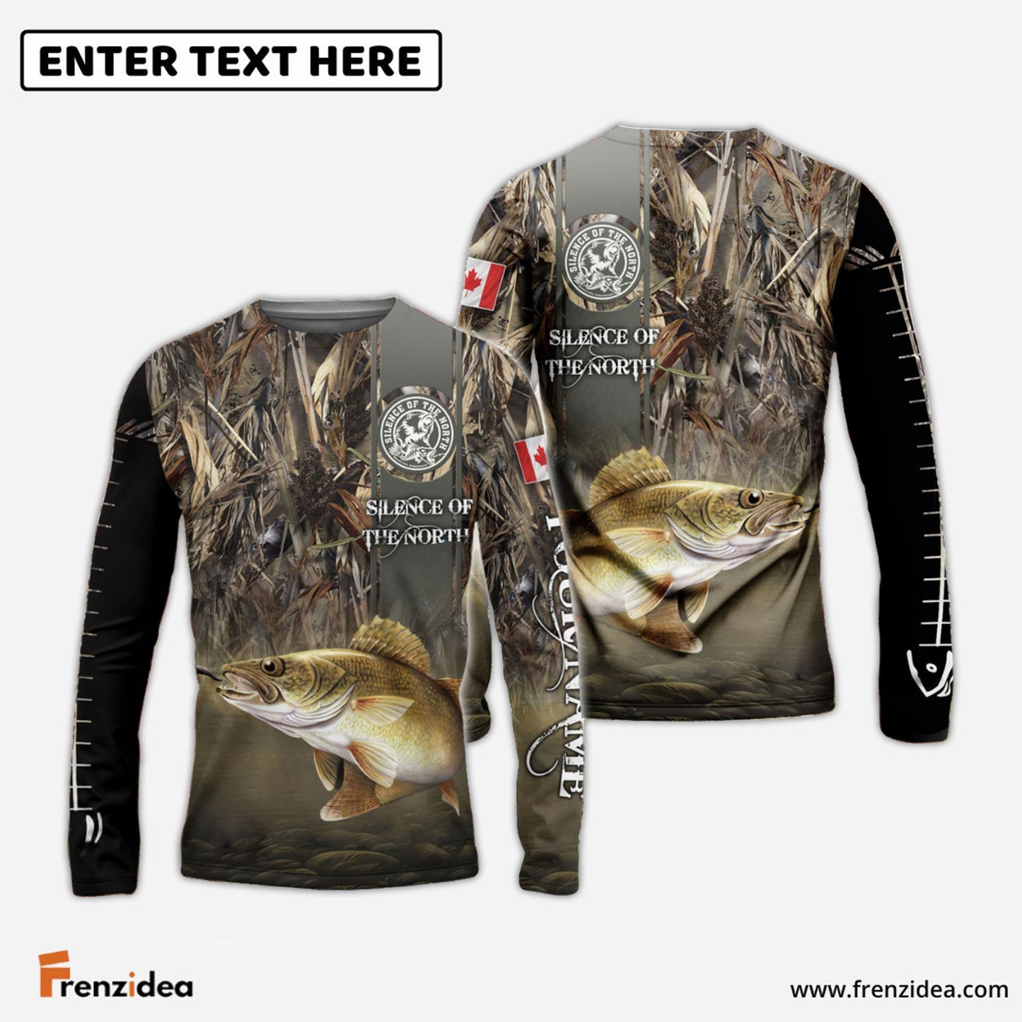 Frenzidea Fishing Silence of the North Custom 3D Shirts