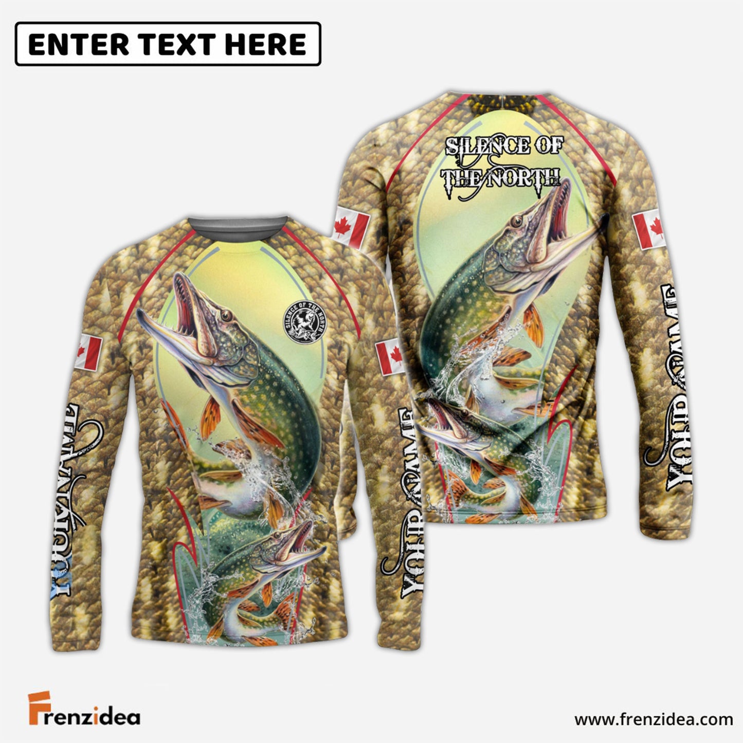 Frenzidea Fishing Silence of the North Custom 3D Shirts
