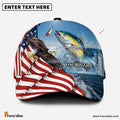 Frenzidea Eagle Flag Tuna Fishing Classic Cap