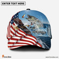 Frenzidea Eagle Flag Musky  Fishing Classic Cap