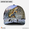 Frenzidea Personalized Clear Water Skin Pike Fishing Classic Cap