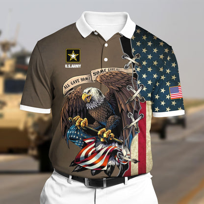 Frenzidea Premium U.S Army Polo All Over Printed