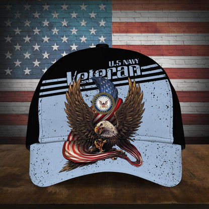 BlueJose American Cool Eagle Multiservice U.S Veteran Cap MH110701