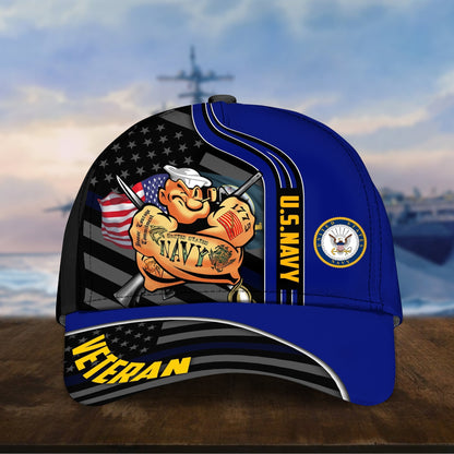 BlueJose Premium Proud To Be A US Veteran Cap NPVC080903