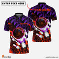 Frenzidea Bowling And Pins Supersonic Speed Customized Name 3D Shirt (4 Colors)