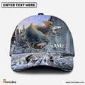 Frenzidea Personalized Clear Water Skin Catfish  Fishing Classic Cap