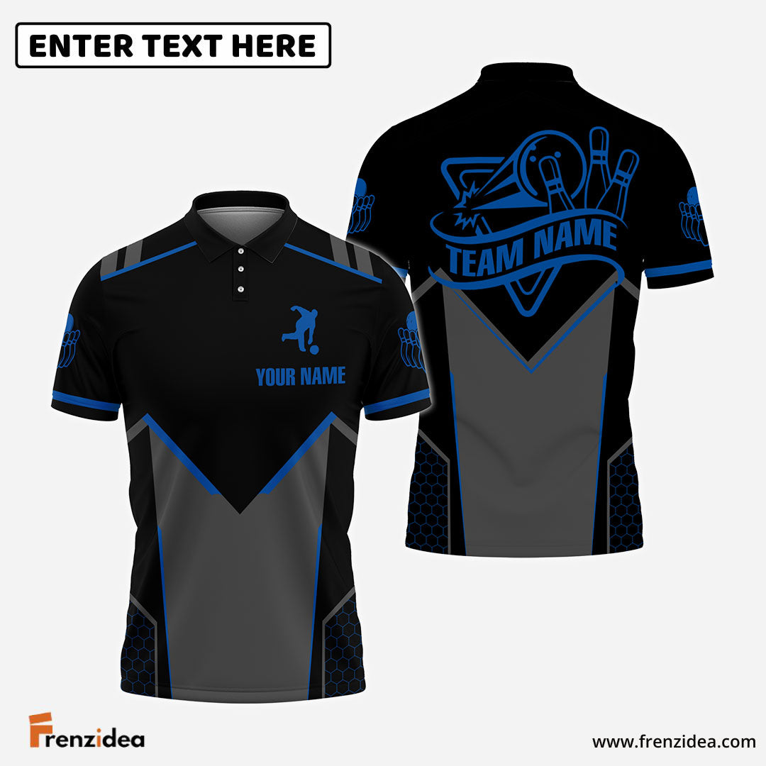 Frenzidea Jersey For Men Custom Bowling Shirt