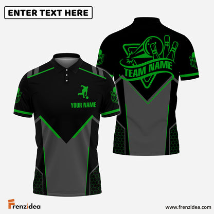 Frenzidea Jersey For Men Custom Bowling Shirt