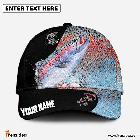 frenzidea Personalized Trout Fishing Classic Cap