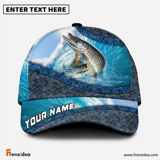 Frenzidea Magic Musky Fishing Personalized Cap
