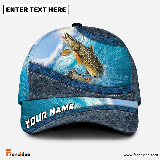 Frenzidea Magic Pike Fishing Personalized Cap