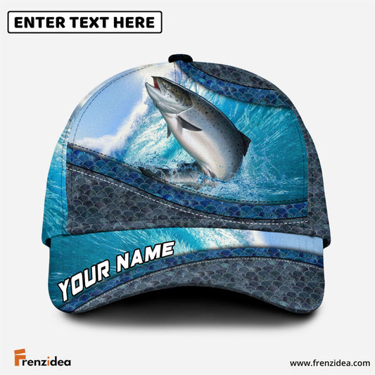Frenzidea Magic Salmon Fishing Personalized Cap