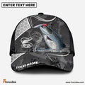 Frenzidea Salmon Fishing Gray Camo Sport Personalized Cap