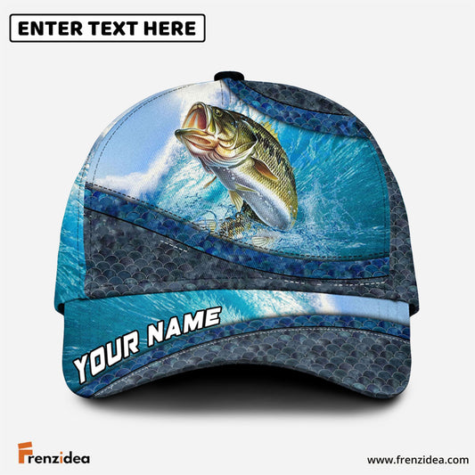 Frenzidea Magic Bass Fishing Personalized Cap