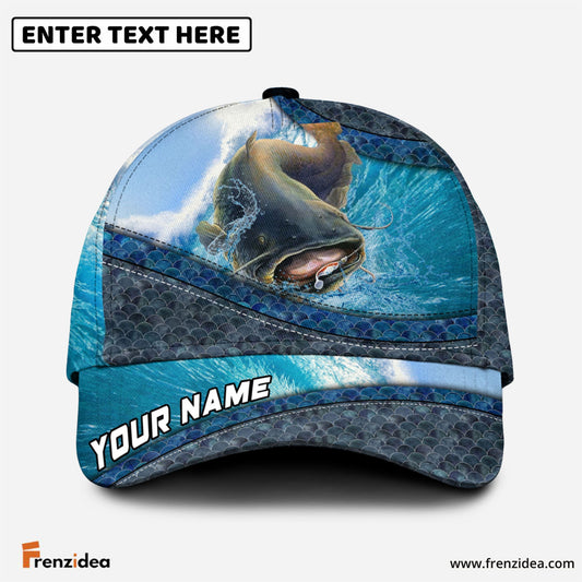 Frenzidea Magic Catfish Fishing Personalized Cap