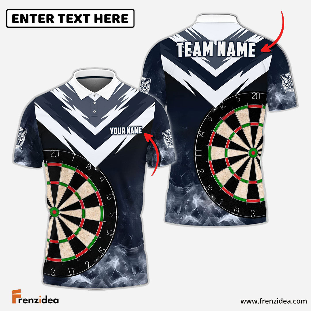 frenzidea Darts Fire Thunder Arrow Pattern Personalized Name, Team Name 3D Shirt (6 Colors)