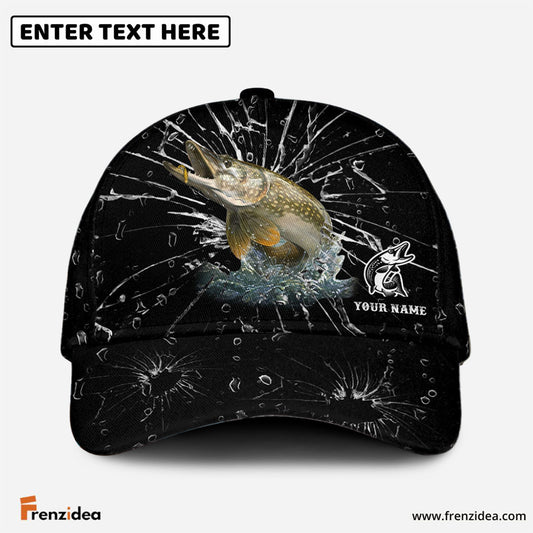 Frenzidea Personalized Pike Fishing Broken Glass Cap