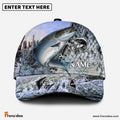Frenzidea Personalized Clear Water Skin Salmon Fishing Classic Cap