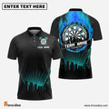 Frenzidea Darts City Fire Ring Personalized Name, Team Name Shirt (4 Colors)