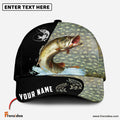Frenzidea Personalized Pike Fishing Classic 3D Cap