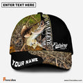 Frenzidea Personalized Walleye Fishing Jungle Camo Classic Cap
