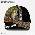 Frenzidea Personalized Crappie Fishing Jungle Camo Classic Cap