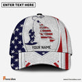 Frenzidea Personalized Crappie Fishing American Dusty Style Classic Cap