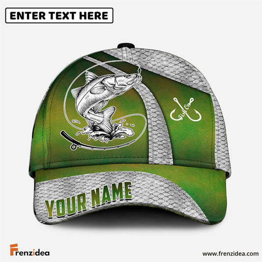 Frenzidea Personalized Common Snook Fishing Cap