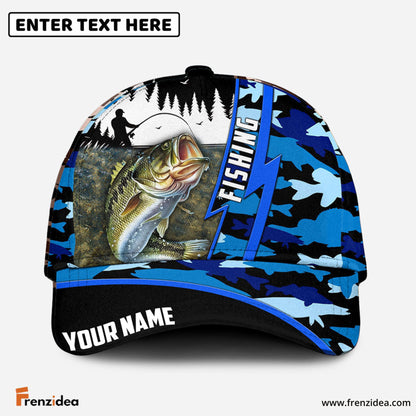 Frenzidea Bass Personalized Fishing Classic Cap