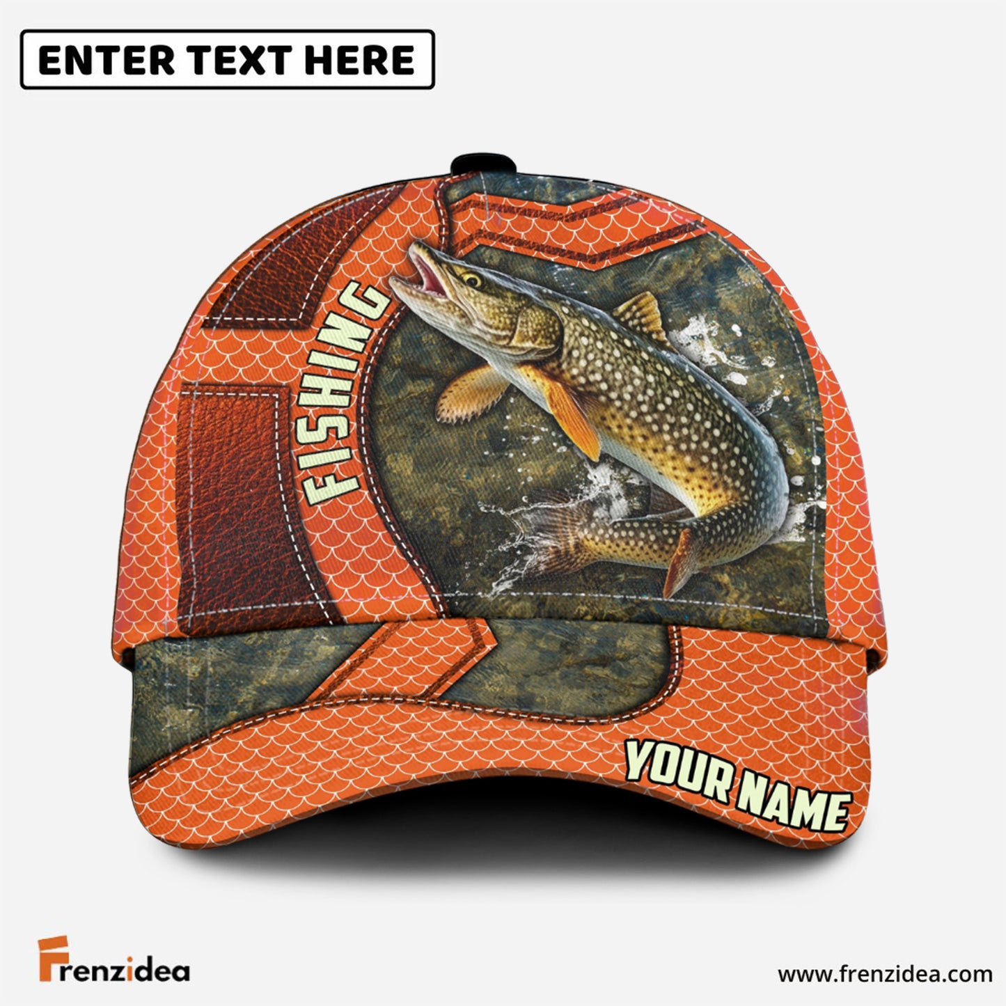 Frenzidea Pike Personalized Fishing Classic Cap