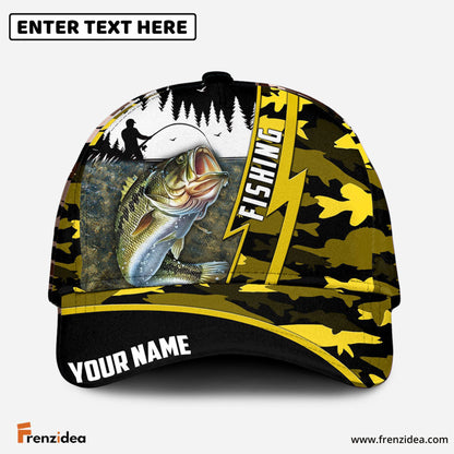 Frenzidea Bass Personalized Fishing Classic Cap