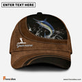 Frenzidea Custom Name Blue Marlin Fishing Happiness Cap
